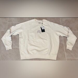New Raw Gear Premium Crew Neck Sweatshirt Beige Men - Size M